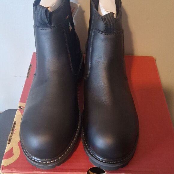 Kodiak Bralorne Chelsea black leather safety work boot womens 9.5 - Picture 3 of 6